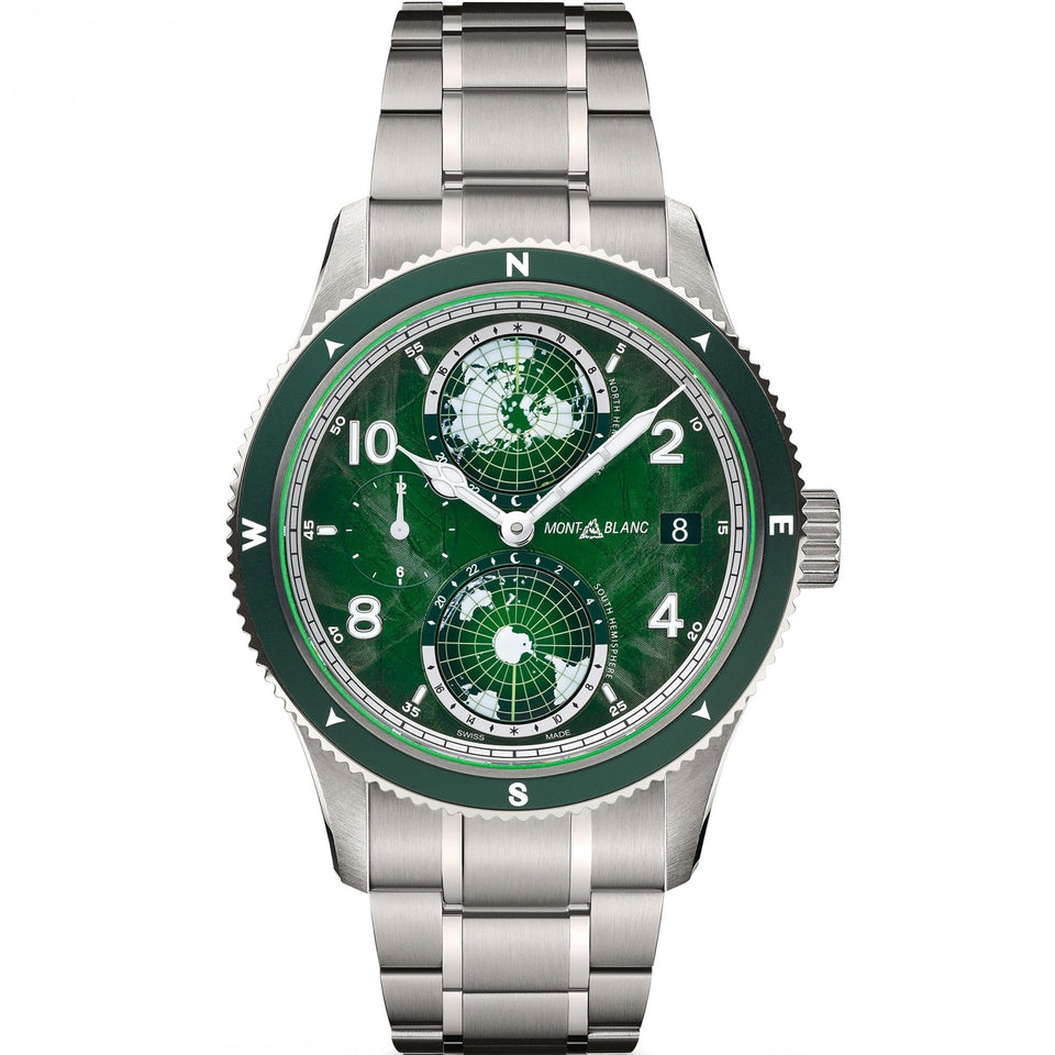 Montblanc Men's 1858 Green Dial Geosphere '0 Oxygen' Watch