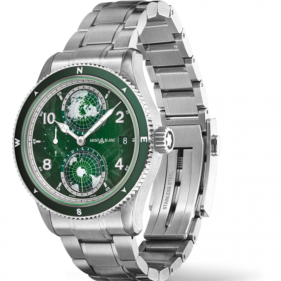 Montblanc Men's 1858 Green Dial Geosphere '0 Oxygen' Watch