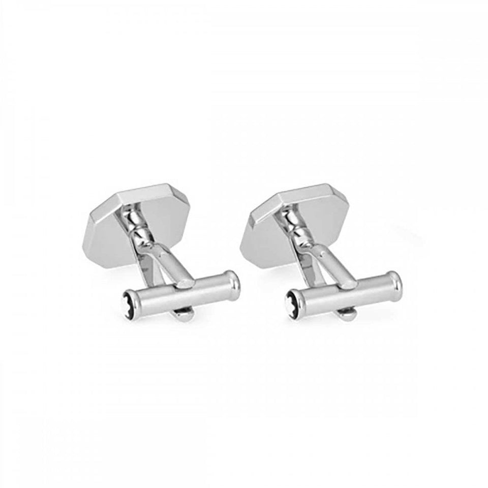 Montblanc Men's Extreme 3.0  Black Octagon Textured Cufflinks