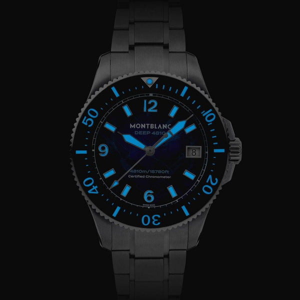 Montblanc Men's Iced Sea '0' Oxygen Deep 4810 Automatic Watch