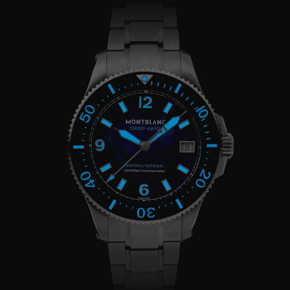Montblanc Men's Iced Sea '0' Oxygen Deep 4810 Automatic Watch