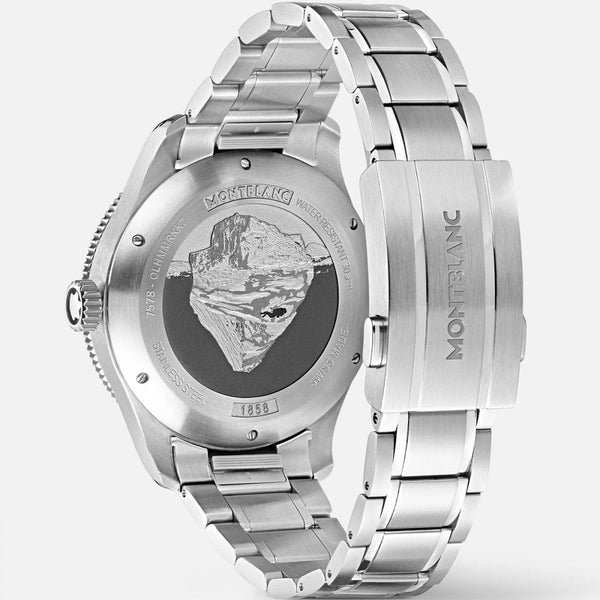 Montblanc Men's Iced Sea Blue Dial Automatic Watch