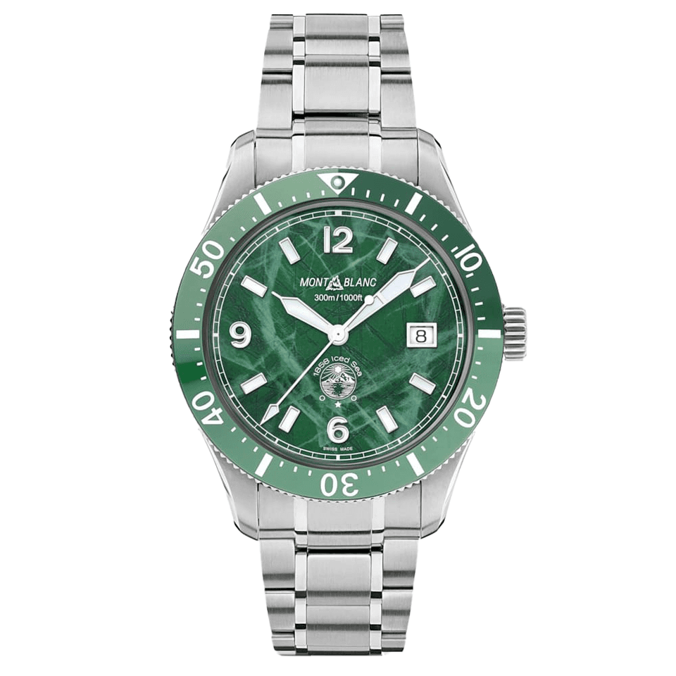 Montblanc Men's Iced Sea Green Dial Automatic Watch