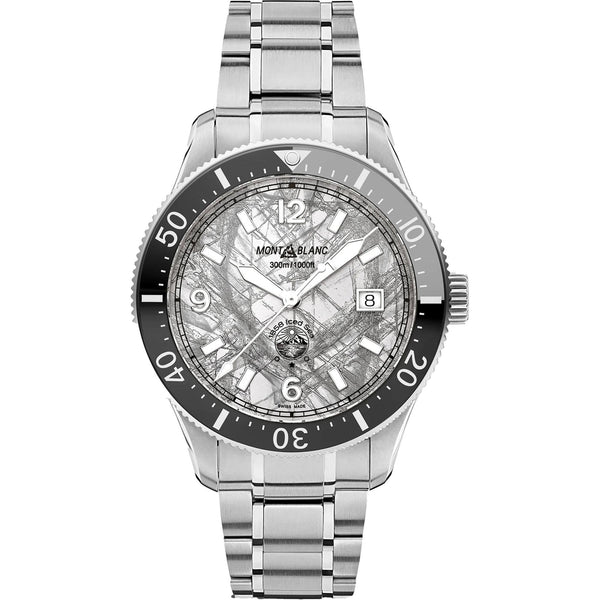 Montblanc Men's Iced Sea Grey Dial Date 0 Oxygen Automatic Watch