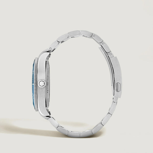 Montblanc Men's Iced Sea Light Blue Dial Date 0 Oxygen Automatic Watch