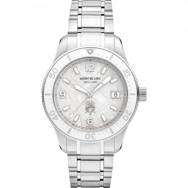 Montblanc Men's Iced Sea White Dial Date 0 Oxygen Automatic Watch