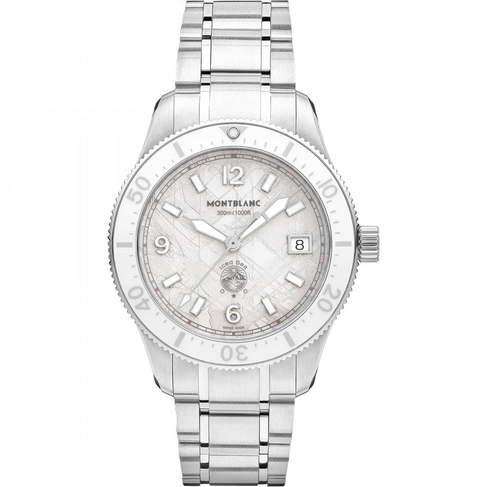 Montblanc Men's Iced Sea White Dial Date 0 Oxygen Automatic Watch