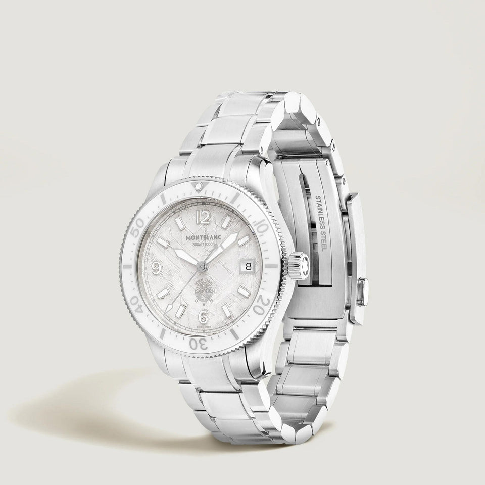 Montblanc Men's Iced Sea White Dial Date 0 Oxygen Automatic Watch