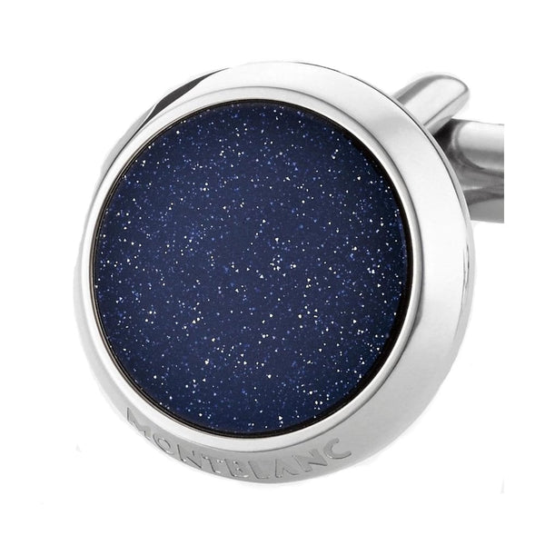 Montblanc Men's Meisterstück Blue Goldstone Inlay Cufflinks