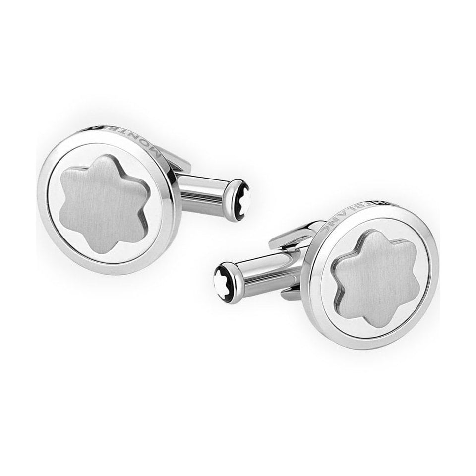 Montblanc Men's Stainless Steel Star Cufflinks