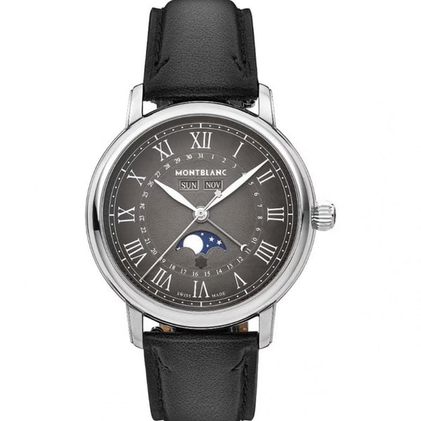 Montblanc Men's Star Legacy 42mm Moonphase Leather Strap Watch