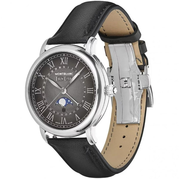 Montblanc Men's Star Legacy 42mm Moonphase Leather Strap Watch