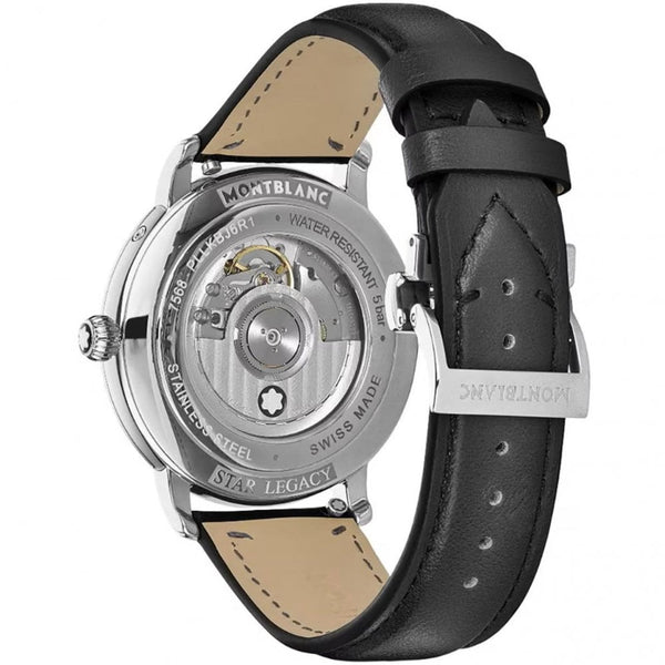 Montblanc Men's Star Legacy 42mm Moonphase Leather Strap Watch