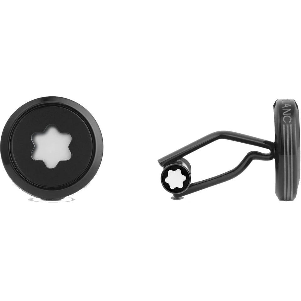 Montblanc Men's StarWalker Black Cosmos Cufflinks
