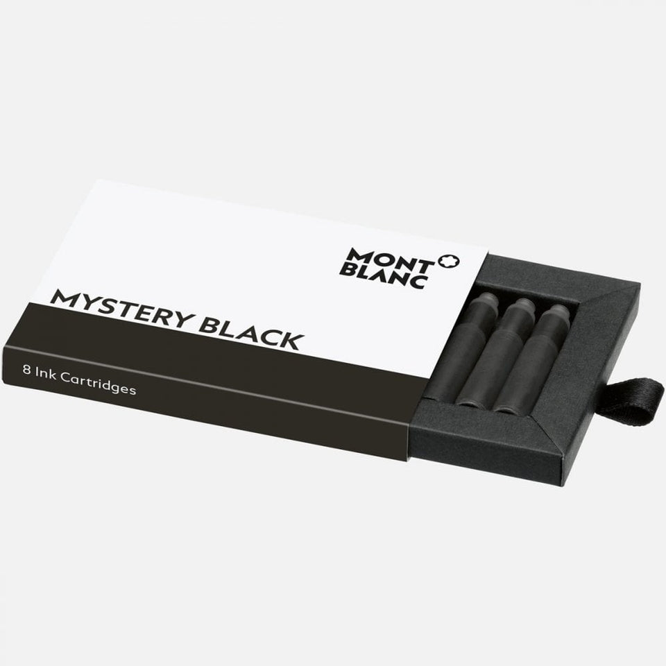 Montblanc Mystery Black Ink Cartridges, 8 Pack