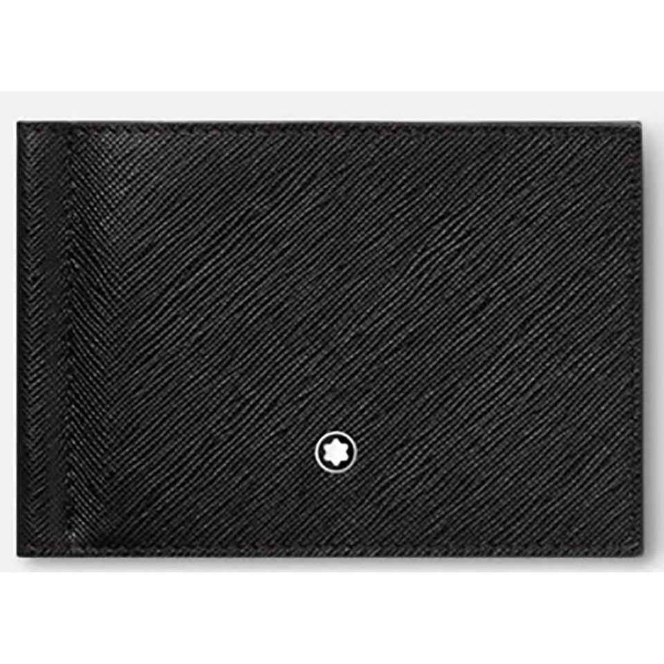 Montblanc Sartorial Black 6-Card Wallet with Money Clip