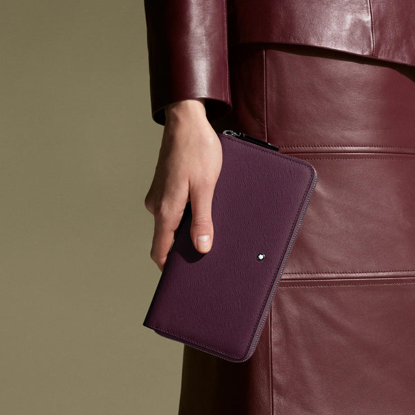Montblanc Sartorial Cassis 12-Card Zip Around Purse