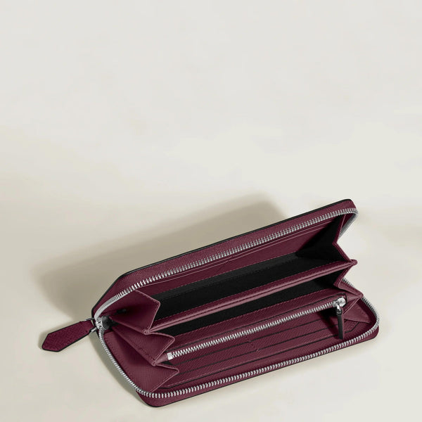 Montblanc Sartorial Cassis 12-Card Zip Around Purse