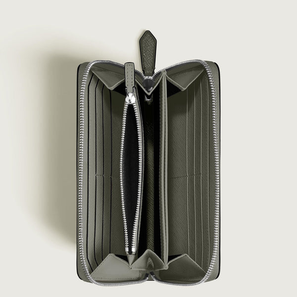 Montblanc Sartorial Grey 12-Card Zip Wallet