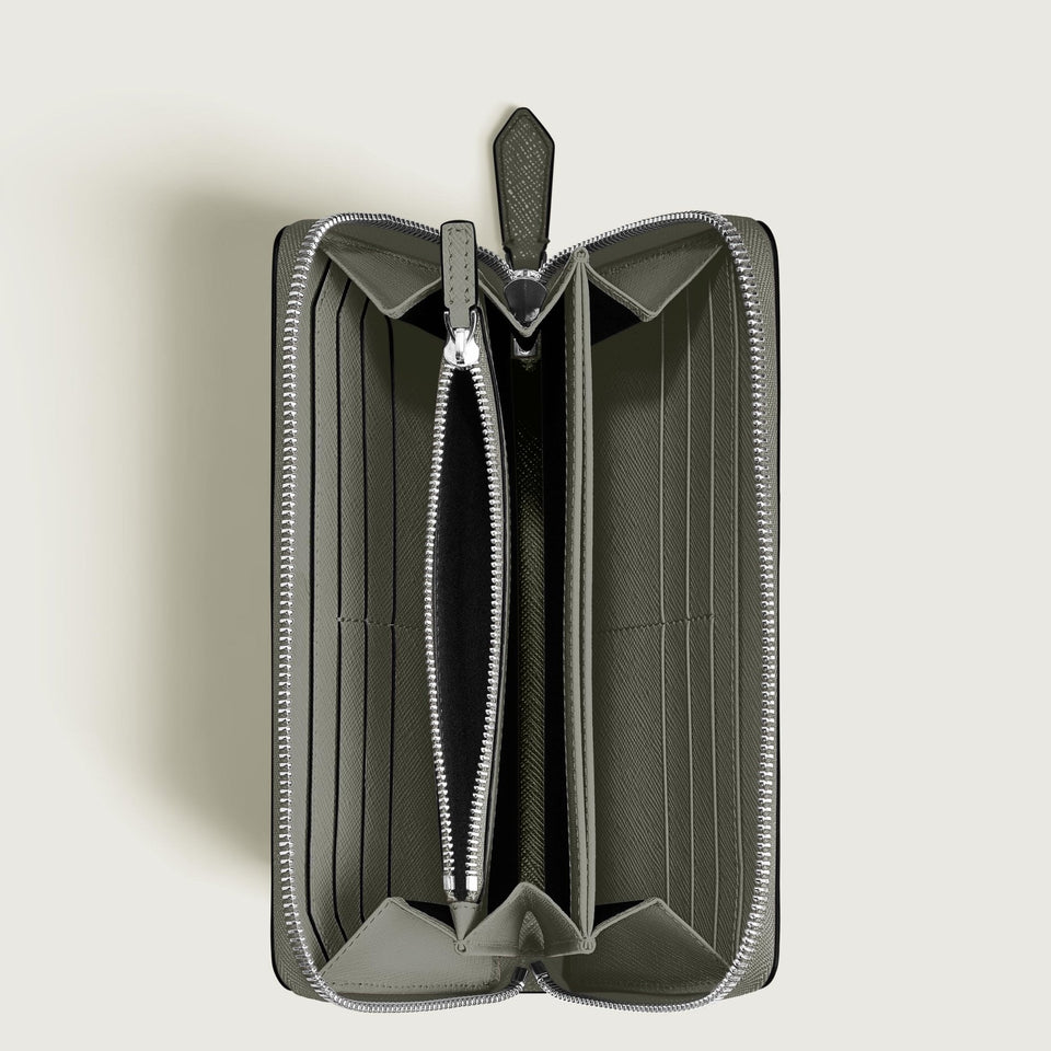 Montblanc Sartorial Grey 12-Card Zip Wallet
