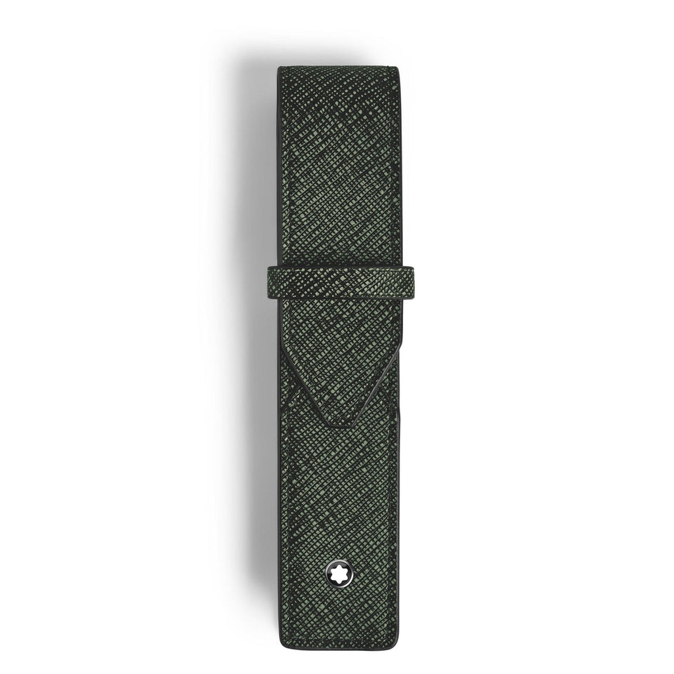 Montblanc Sartorial Khaki Leather 1-Pen Pouch