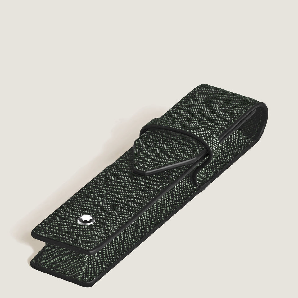 Montblanc Sartorial Khaki Leather 1-Pen Pouch