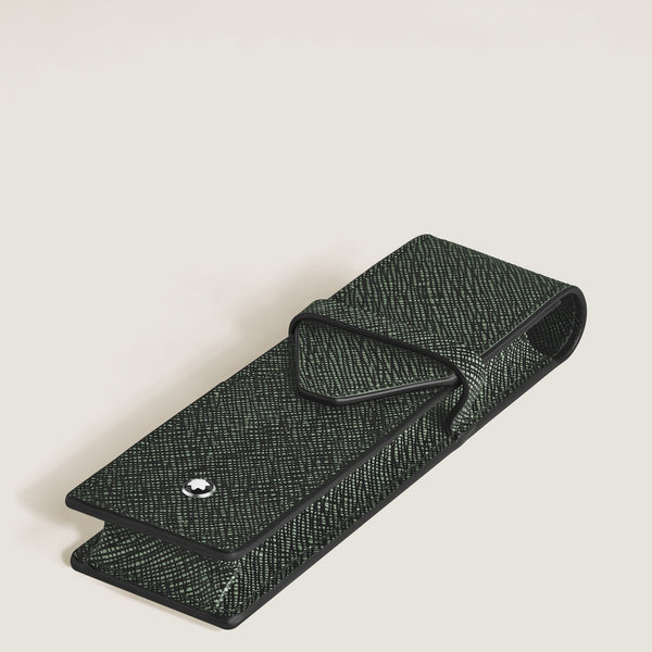 Montblanc Sartorial Khaki Leather 2-Pen Pouch