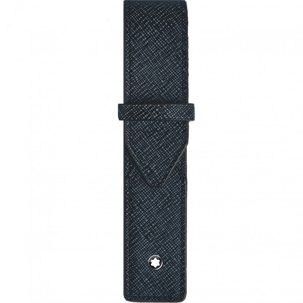 Montblanc Sartorial Tweed Blue 1-Pen Pouch