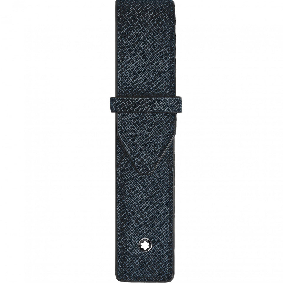 Montblanc Sartorial Tweed Blue 1-Pen Pouch