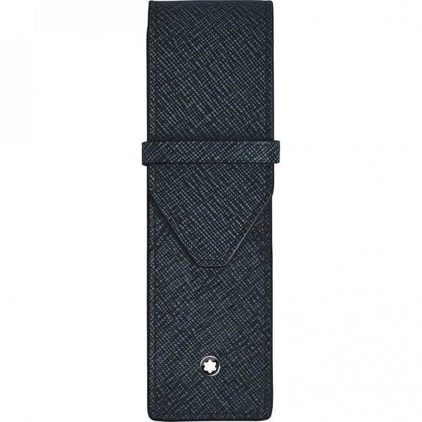 Montblanc Sartorial Tweed Blue 2-Pen Pouch