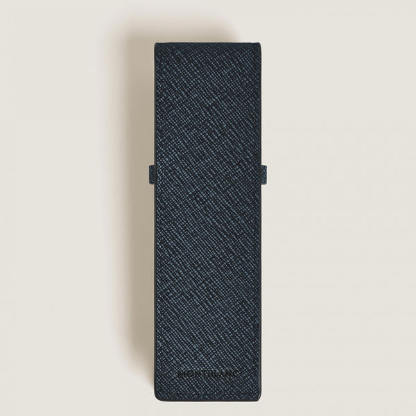Montblanc Sartorial Tweed Blue 2-Pen Pouch