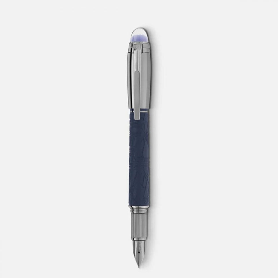 Montblanc Starwalker Space Blue Doué Fountain Pen (M)