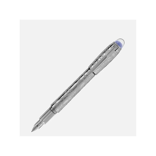 Montblanc Starwalker Space Blue Metal Fountain Pen (M)
