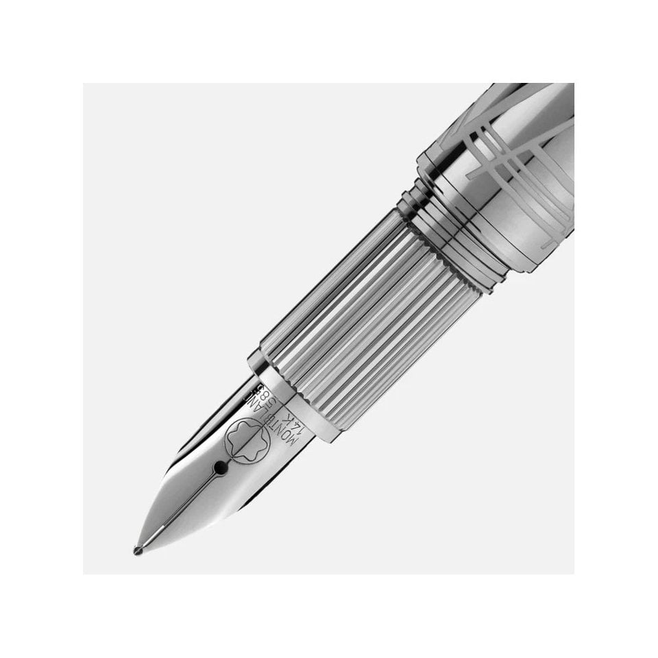 Montblanc Starwalker Space Blue Metal Fountain Pen (M)