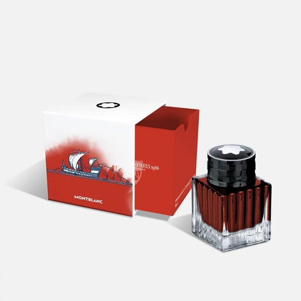 Montblanc The Origin Meisterstuck X Olympic Heritage Paris Red Ink Bottle, 50ml
