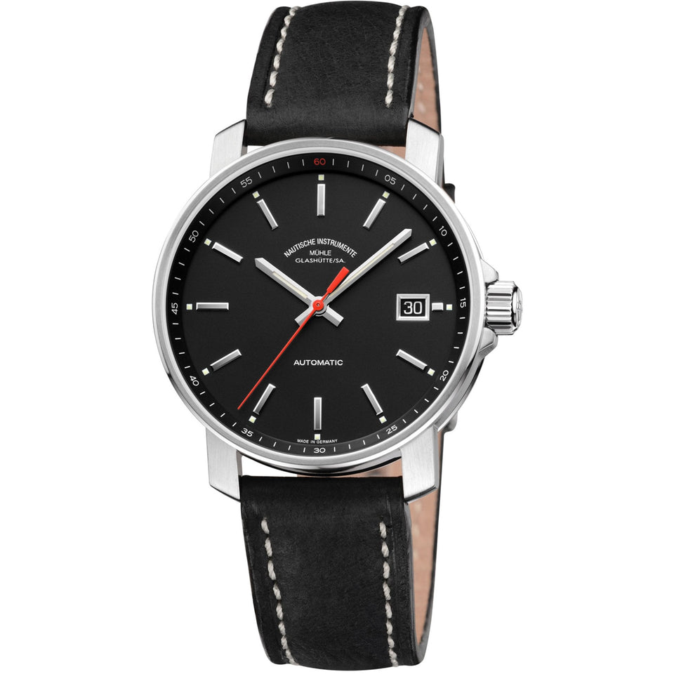 Mühle Glashütte 29er Black Dial 36.6mm Automatic Watch