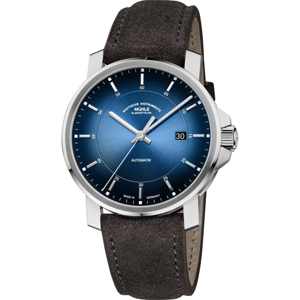 Mühle Glashütte 29er Casual 42.4mm Automatic Blue Strap Watch