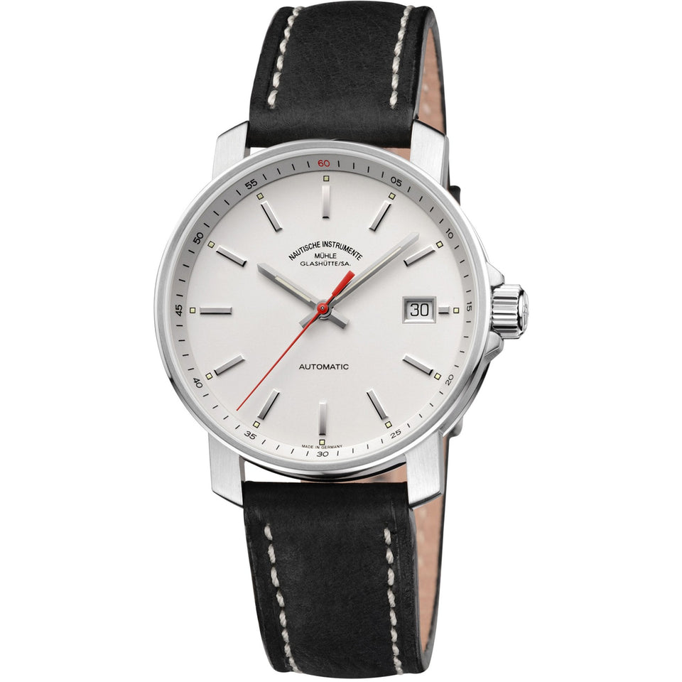 Mühle Glashütte 29er White Dial 36.6mm Automatic Watch