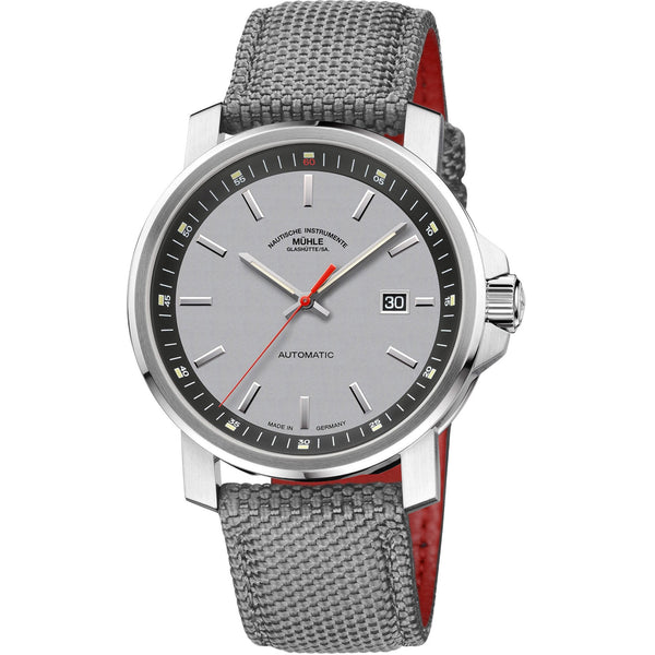 Mühle Glashütte Mens 29er Big 42.2mm Grey Dial Automatic Watch