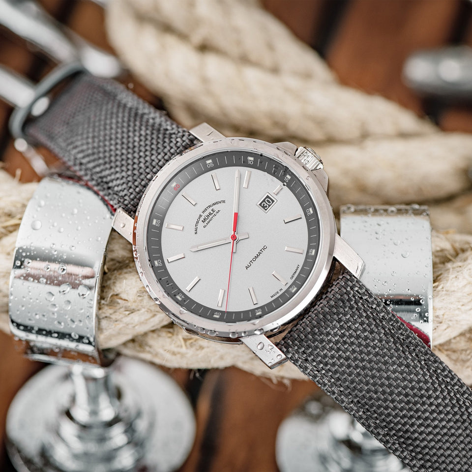 Mühle Glashütte Mens 29er Big 42.2mm Grey Dial Automatic Watch