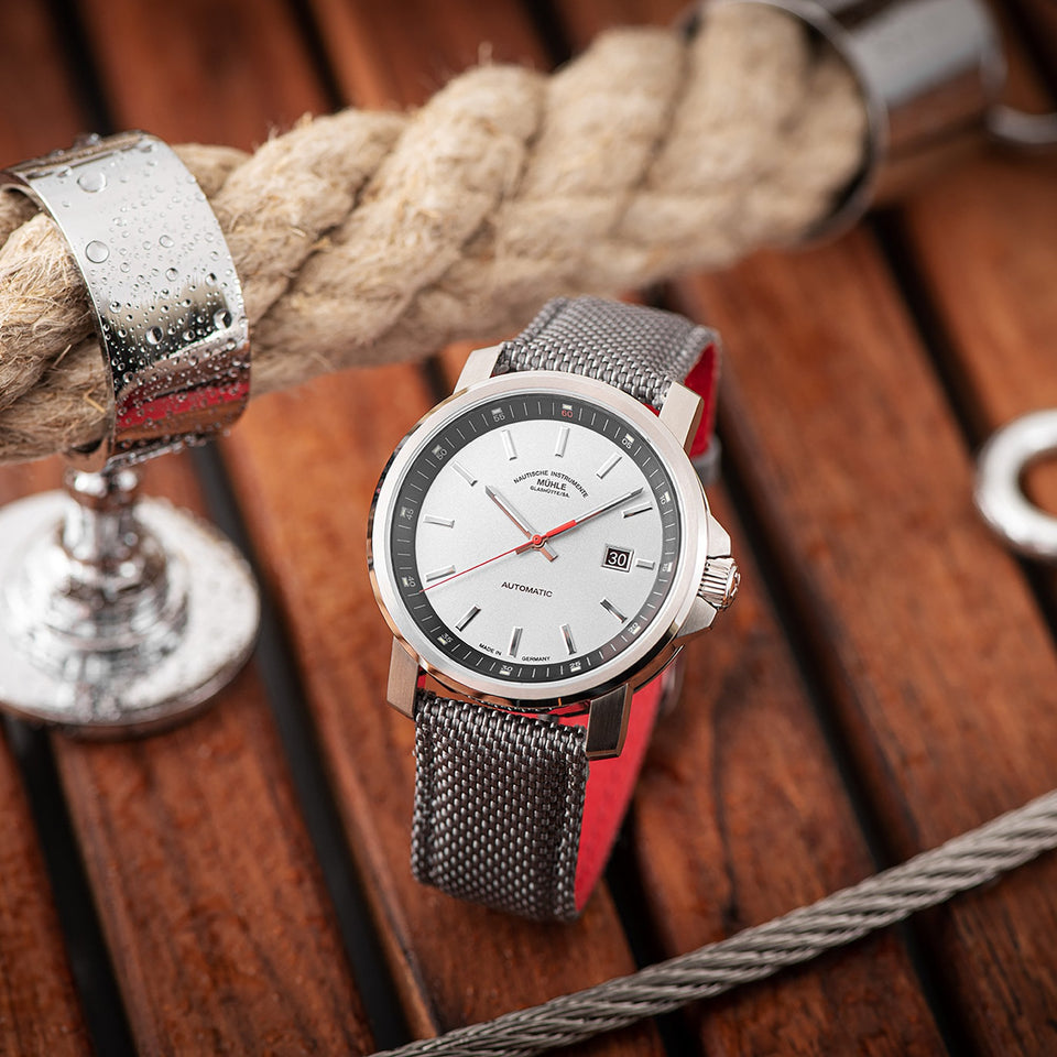 Mühle Glashütte Mens 29er Big 42.2mm Grey Dial Automatic Watch
