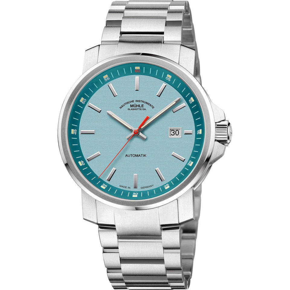 Mühle Glashütte Mens 29er Big Grey Dial Automatic 42.2mm Watch