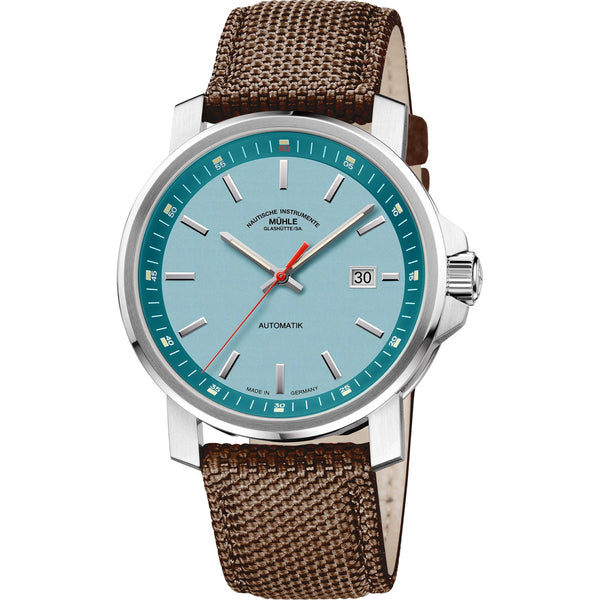 Mühle Glashütte Mens 29er Big Sea Blue Dial 42.2mm Automatic Watch