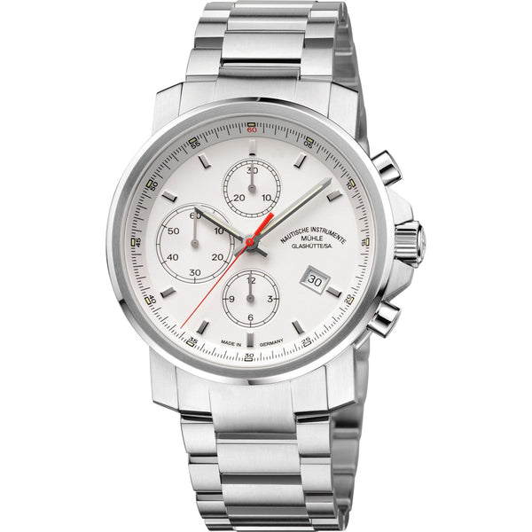 Mühle Glashütte Mens 29er Chronograph 42.4mm Automatic Bracelet Watch