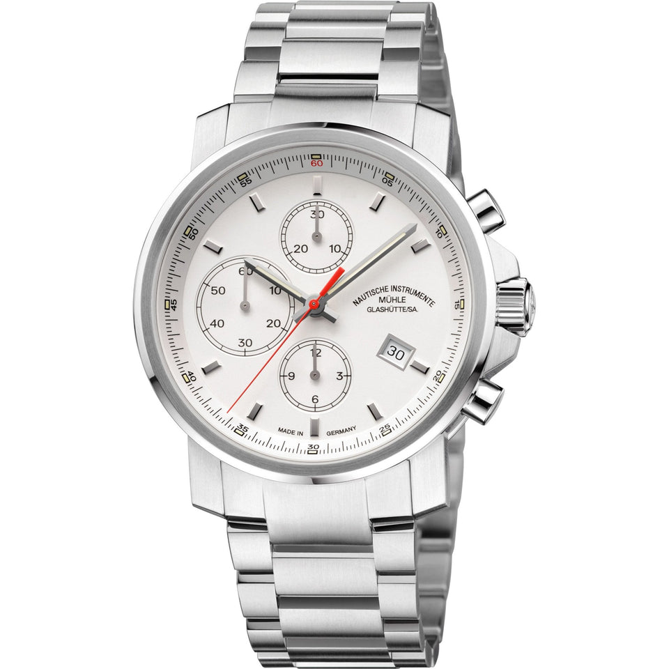 Mühle Glashütte Mens 29er Chronograph 42.4mm Automatic Bracelet Watch
