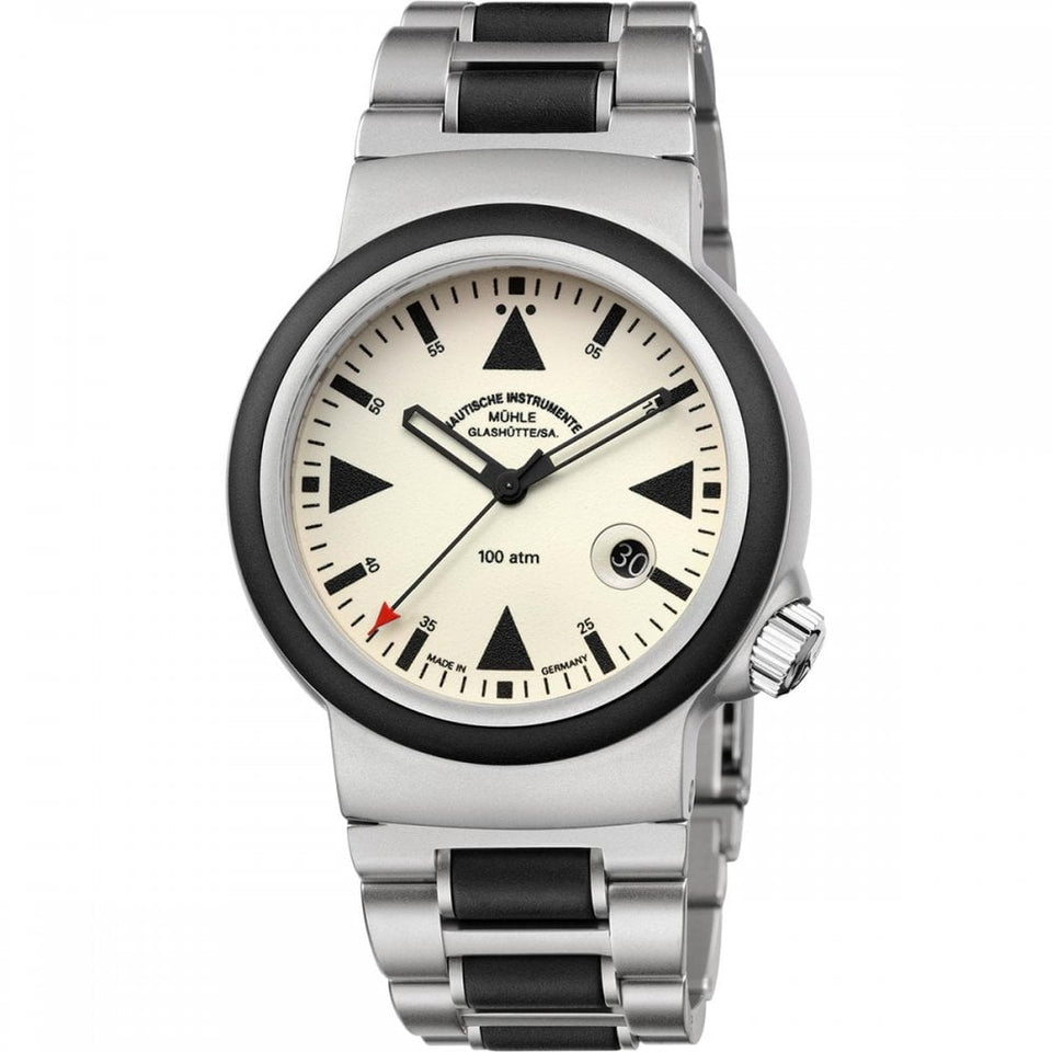 Mühle Glashütte Men's S.A.R. Rescue Timer LUMEN Automatic Diver's Watch