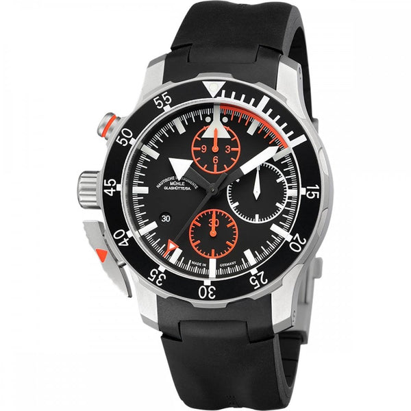Mühle Glashütte Men's S.A.R. Flieger Chronograph 45mm Automatic Watch