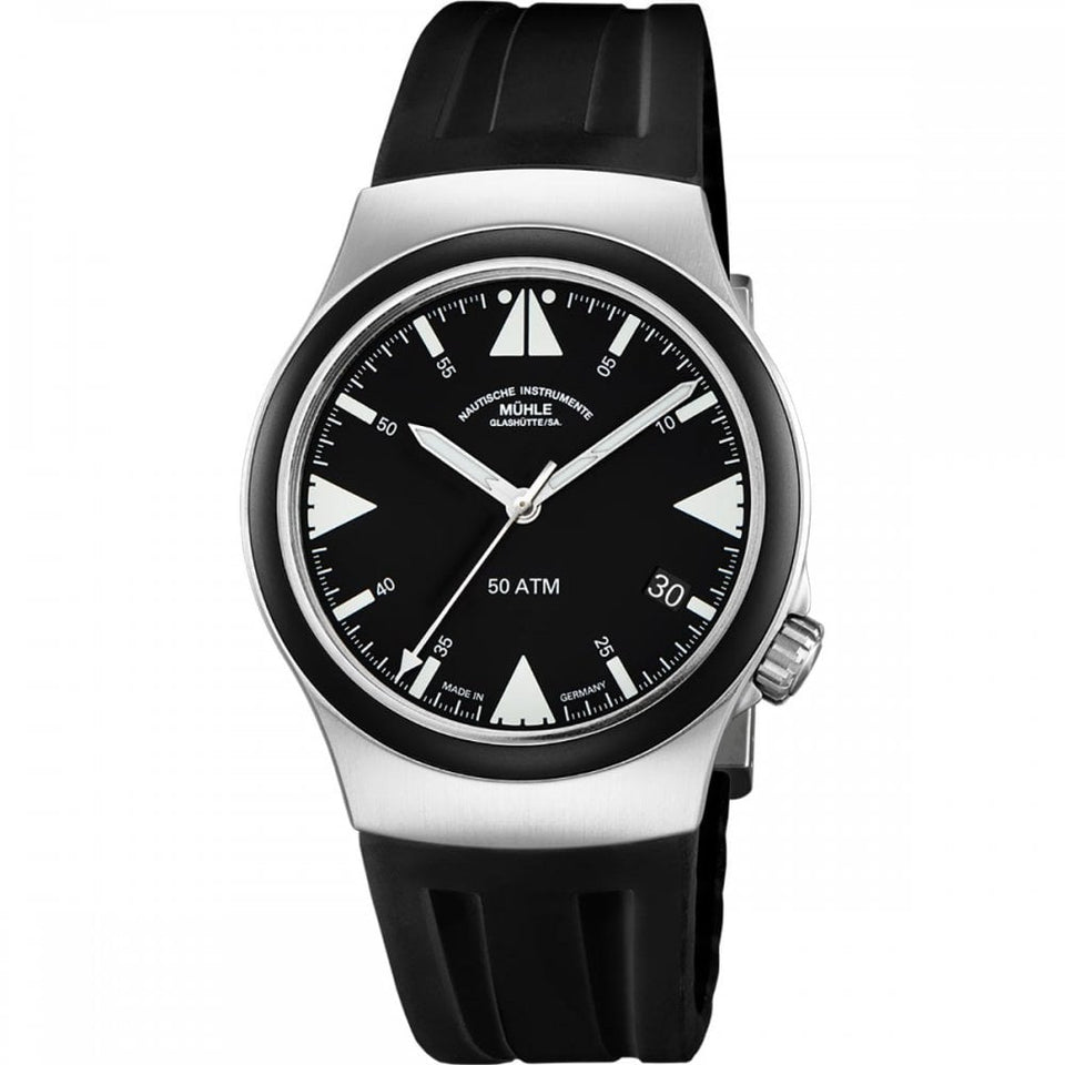 Mühle Glashütte Men's S.A.R. Mission-Timer Titan 43mm Diver's Watch