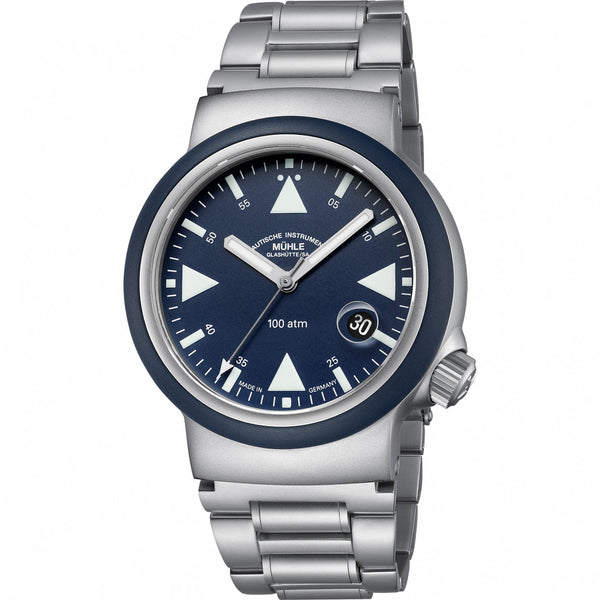 Mühle Glashütte S.A.R. Rescue-Timer Nautical Blue 42mm Automatic Watch