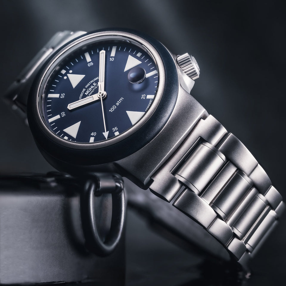 Mühle Glashütte S.A.R. Rescue-Timer Nautical Blue 42mm Automatic Watch